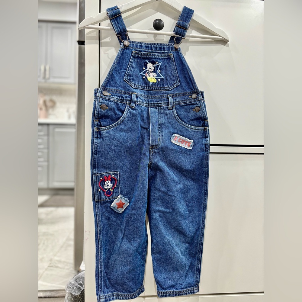 Vintage Disney Mickey mouse overalls